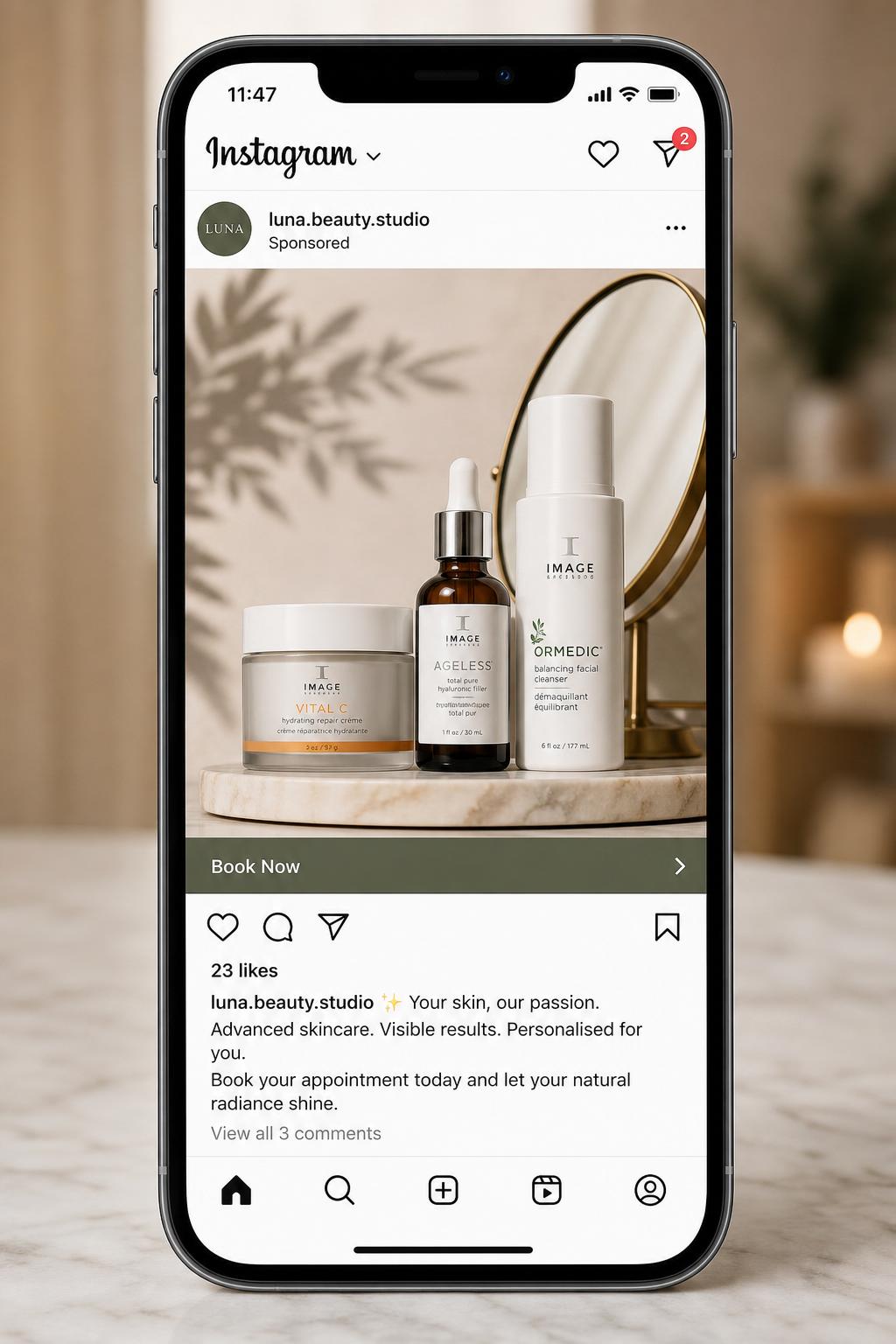 Instagram Ads example